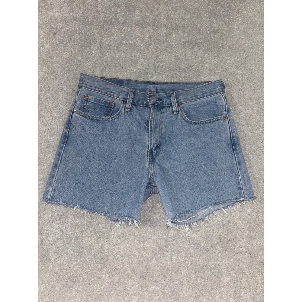 levis 504 jean shorts size 32 cut off inseam 5 in